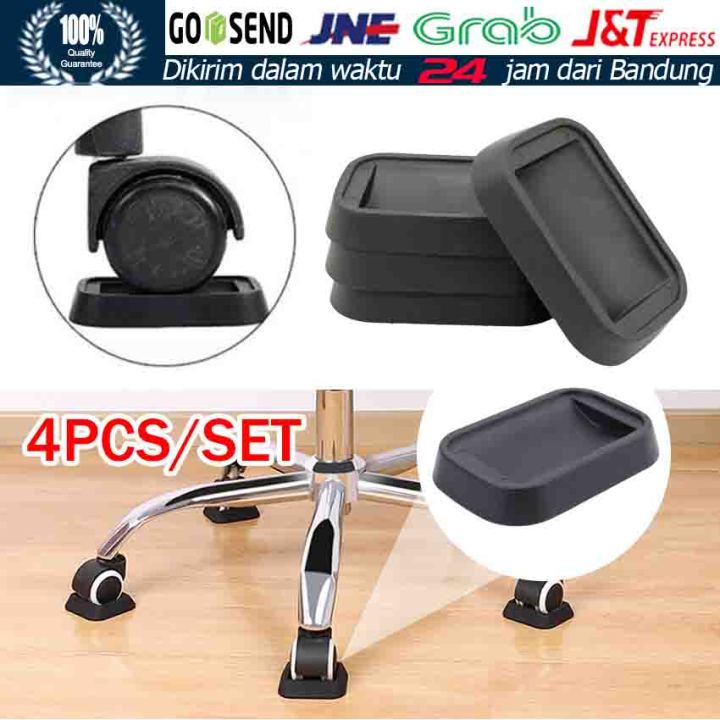 4pcs Bed Stopper & Furniture Stopper Caster Cups Fits To All