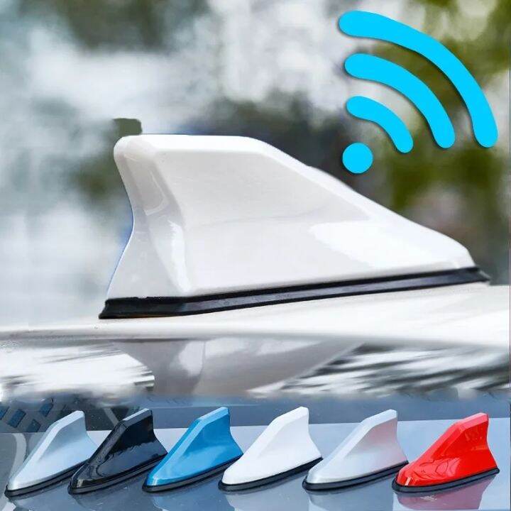 Car Antennas Shark Fin Antenna Auto Radio Signal Aerials Roof Antennas