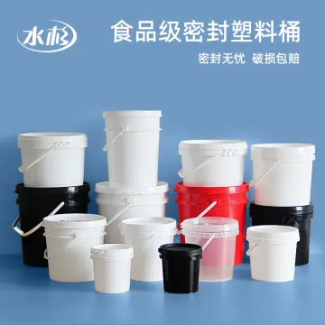 10L Food grade thicken Plastic Bucket for paint oil with Lid and