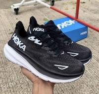 Hoka Clifton 9 Wide Men’s (size39-45) Black รองเท้าวิ่ง