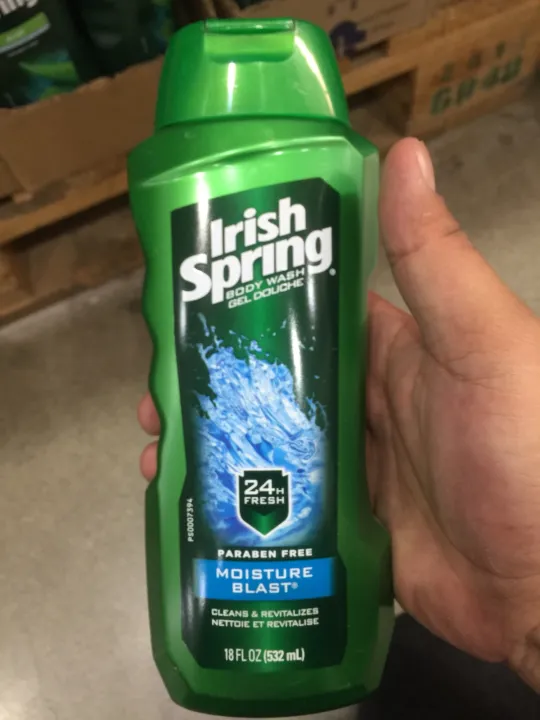 IRISH Spring body wash Moisture 18oz/532ml Lazada PH