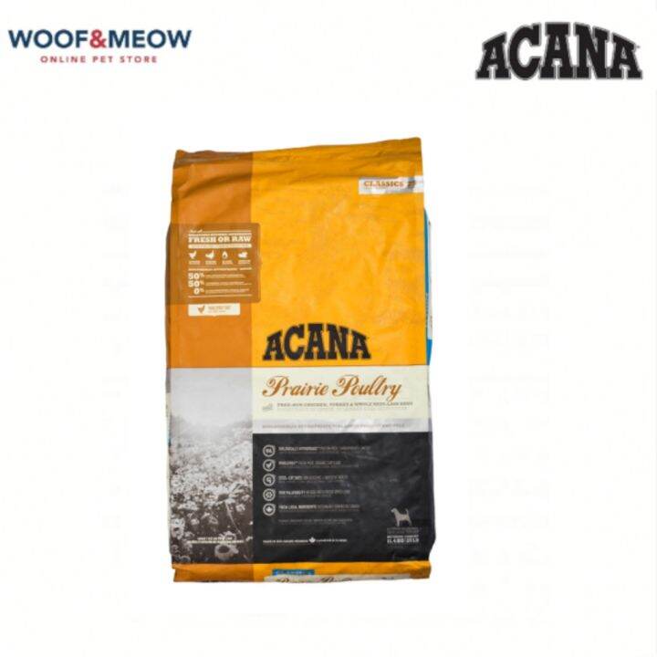 Acana classics prairie poultry 17 outlet kg