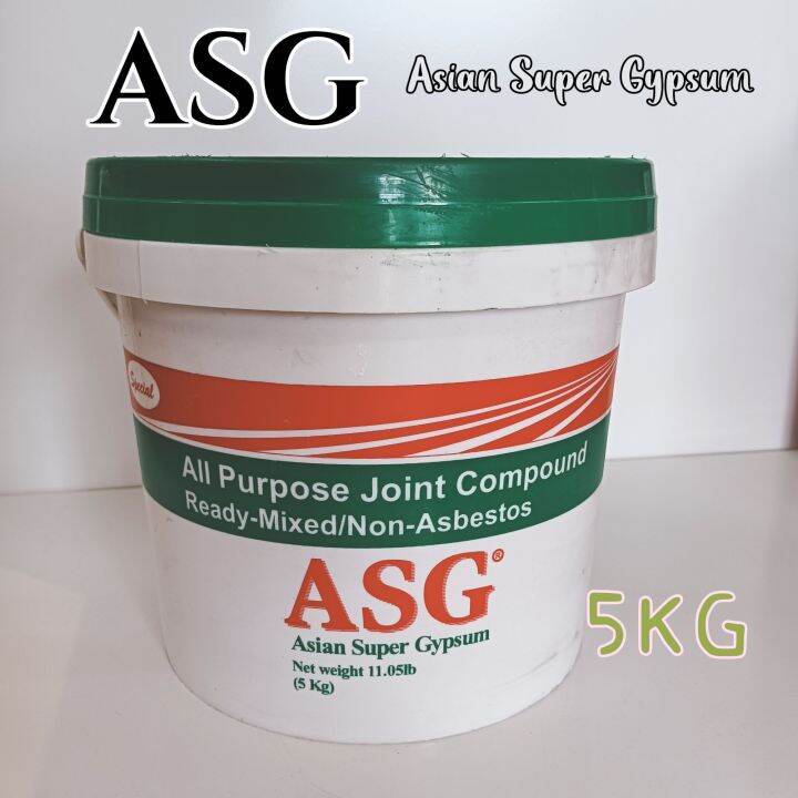 5KG ASG PLASTER COMPOUND Asian Super Gypsum (READYMIX) Lazada