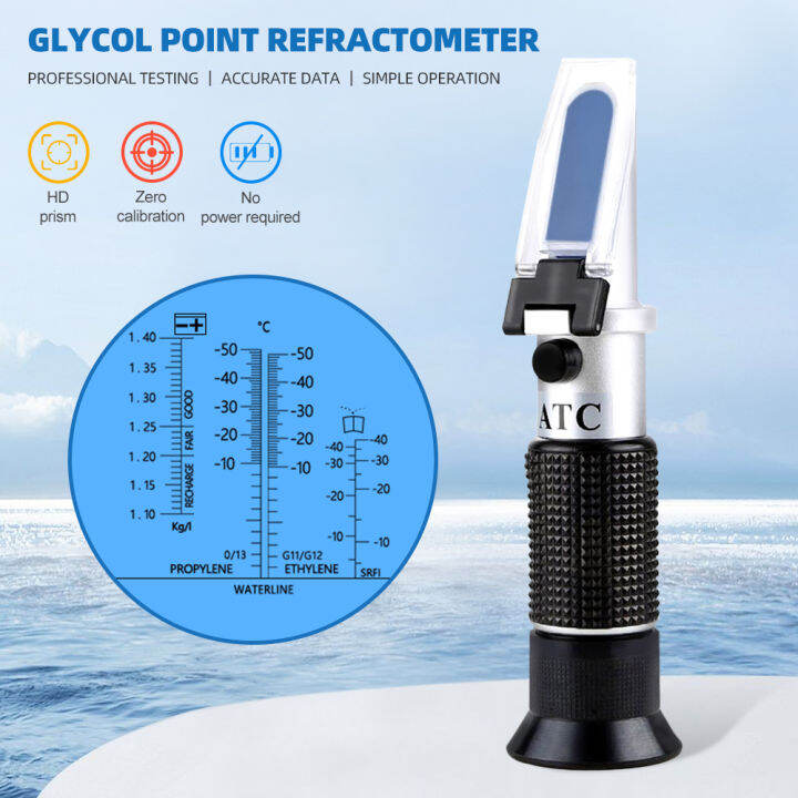 50 0 Antifreeze Freezing Refractometer Hand Held Refractometer Tester