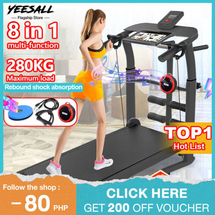 Yeesall multifunctional luxury APP style treadmill, adjustable slope