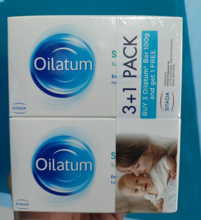 Oilatum Baby Bar Soap 3+1 Pack 100g Lazada PH