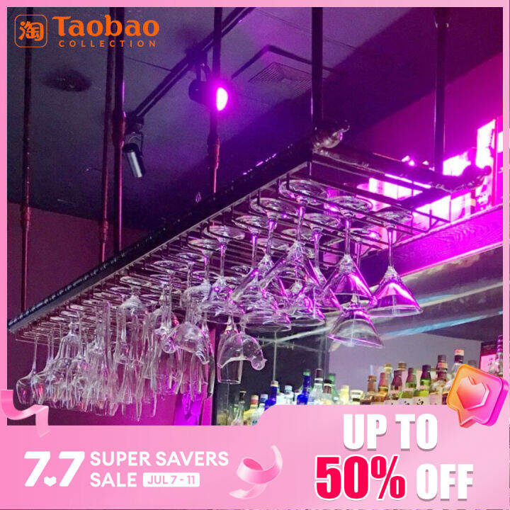 Wine Glass Holder Bar Bar Counter Wine Rack Hanging Wine Glass Holder