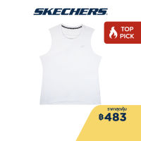 Skechers สเก็ตเชอร์ส เสื้อยืดแขนกุดผู้ชาย Men Recharge Collection Performance Sleeveless Tee - SP123M026-00GK