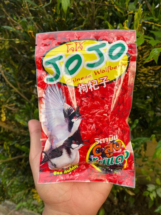 jojo-โจโจ้-อาหารนกเกรดพรีเมี่ยมสำหรับนกเสียงที่กินแมลงและผลไม้