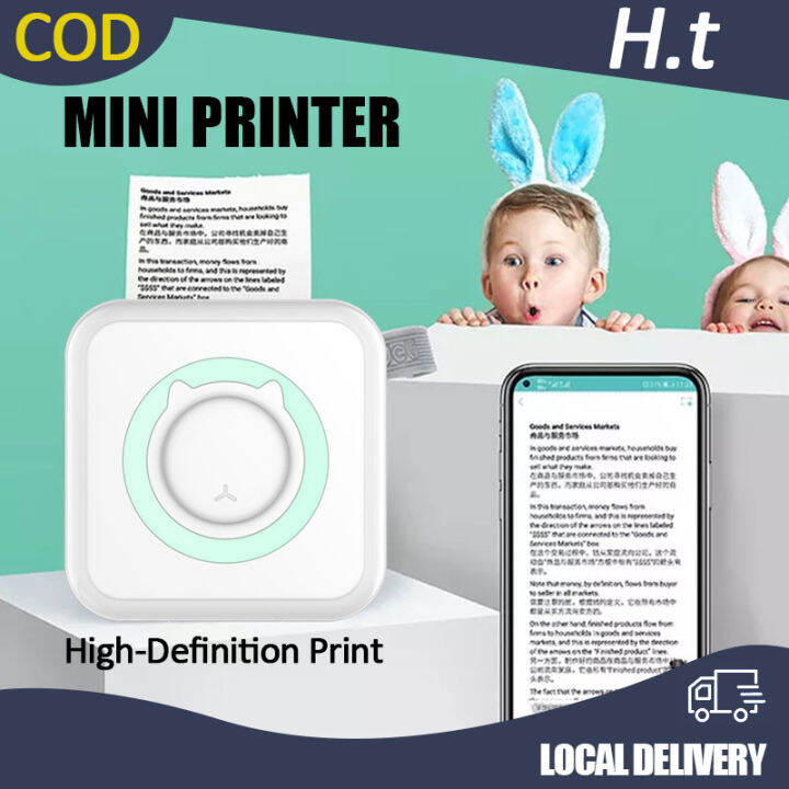 Honey COD Portable Thermal Printer Wireless Bluetooth Mini Printer No