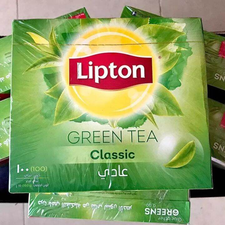Lipton Green Tea Classic 100/Tea Bags ( Expiry July 2024 ) Lazada PH