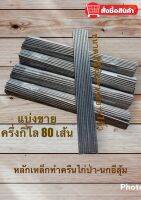 หลักทำครืนไก่ป่า-นกอีลุ้ม เหล็กกันสนิม ขนาด 2.4มิล ยาว7นิ้ว