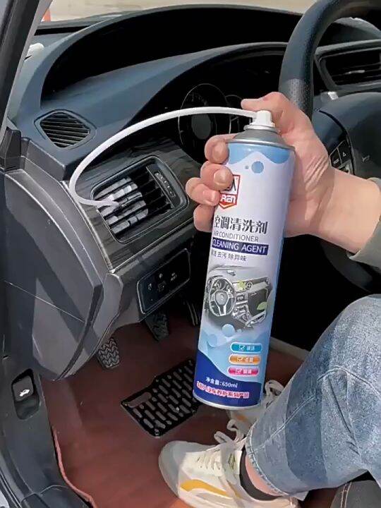 Car Air Conditioner Cleaner Spray Disinfectant Aircon Spray Car Aircon Cleaner Dust Spray 650ml