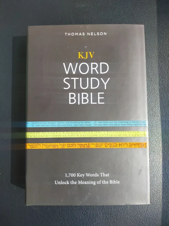 KJV, Word Study Bible, Hardcover, Red Letter: 1,700 Key Words that ...