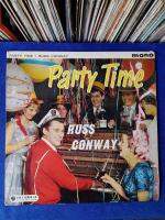 00418 บรรเลง piano RUSS CONWAY Party Time  แผ่นเสียง vinyl Lp 33rpm 12"สภาพกำลังฟังได้ดีได้รับการตรวจสอบ