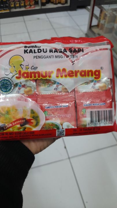 Bumbu Kaldu Rasa Sapi Cap Jamur Merang 10sachet Lazada Indonesia