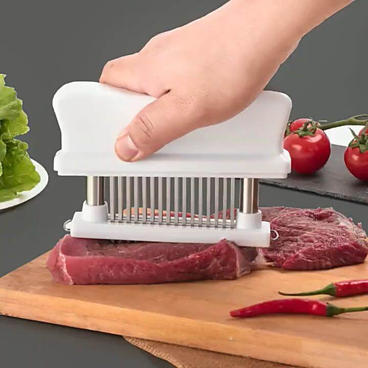 48 Blades Needle Meat Tenderizer Stainless Steel Knife Beef Steak