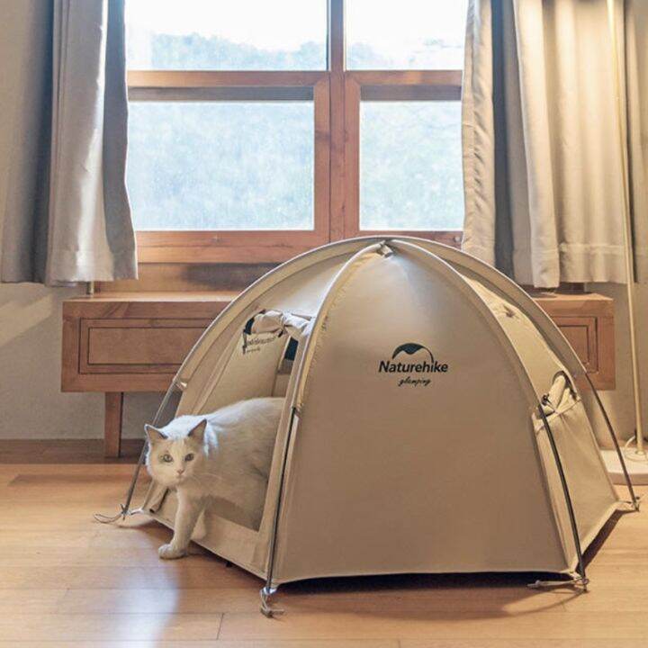 mini-hexagonal-pet-tent-เต็นท์แมวแคมป์ปิ้ง-เต็นท์ทาสแมว-เต็นท์-naturehike-tent