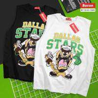 B11244 เสื้อกล้ามขาวดำ DALLAS STARS ⚡️