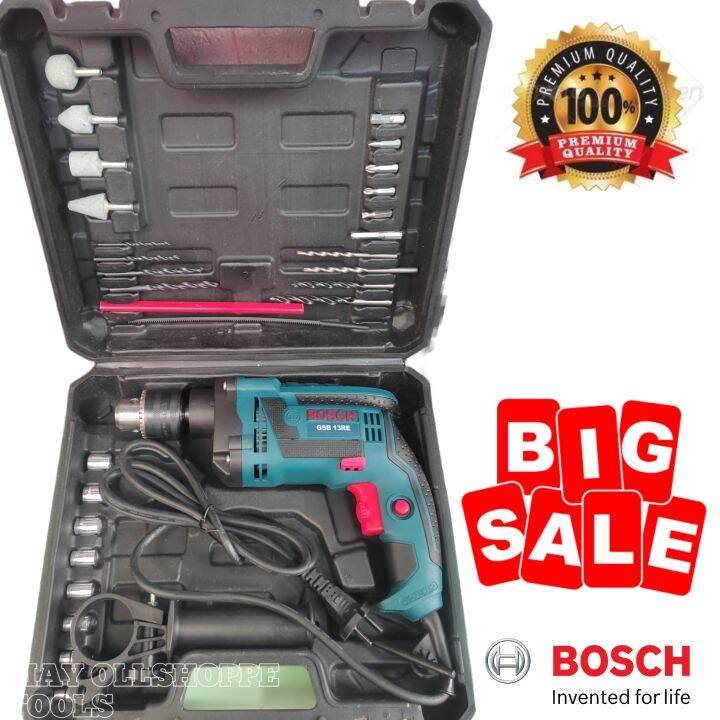IMPACT DRILL WITH DRILL BITS AND BLACK CASE Lazada PH