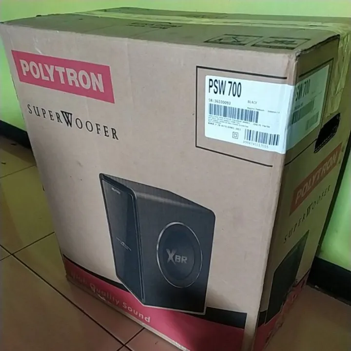 subwoofer Polytron PSW 700 baru segel Lazada Indonesia