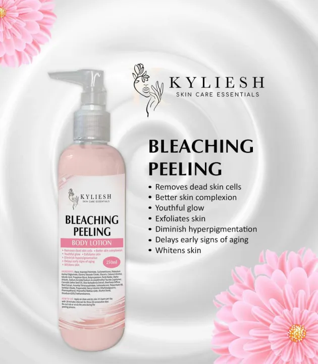 BLEACHING AND PEELING HAND AND BODY LOTION 250ML KYLIESH SKINCARE