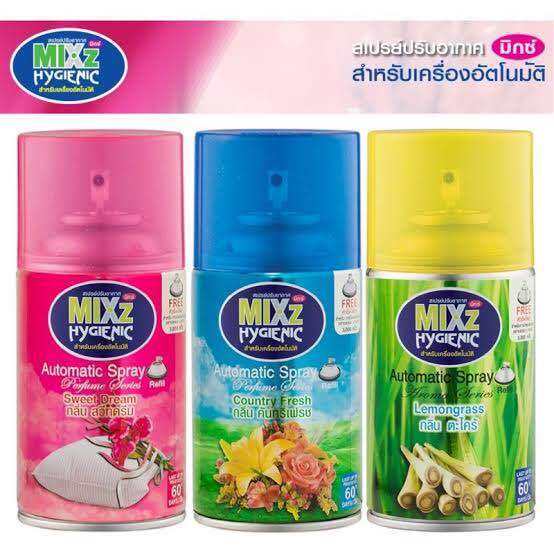 สเปรย์ปรับอากาศ-สำหรับเครื่องพ่นอัตโนมัติกลิ่นส้ม-300มล-mixz-hygienic-automatic-รีฟิล