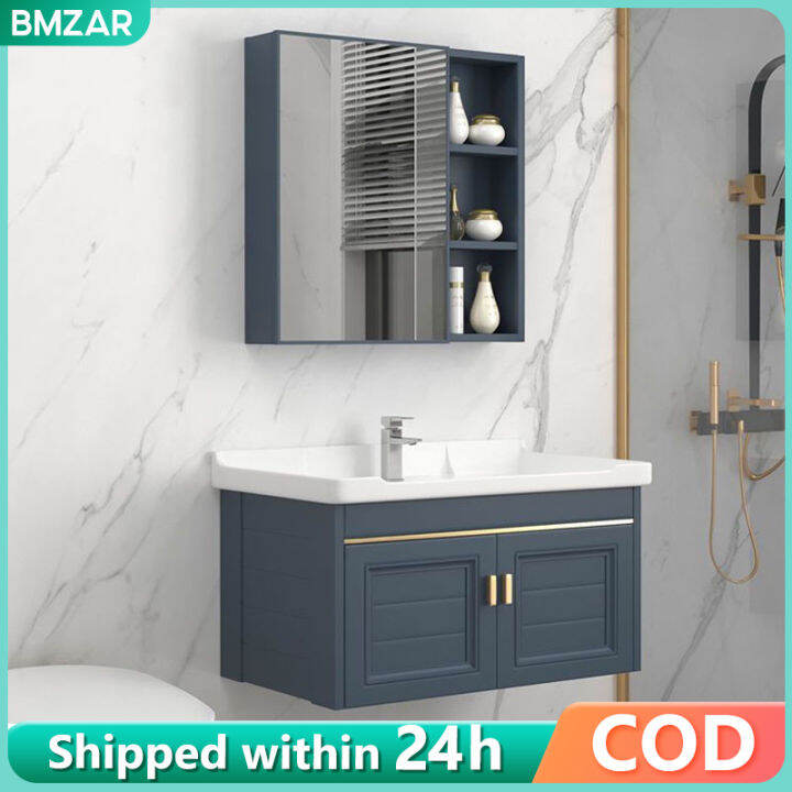 【Aluminum】Basin Bathroom Basin With Mirrored