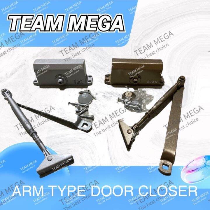 Arm type doors closer silver/bronze Lazada PH