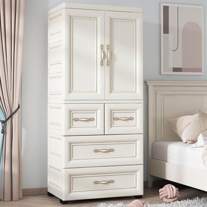 Children's Wardrobe Home Bedroom Modern Minimalist Assembly Double Door
