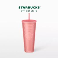 Starbucks Soft Touch Pink Bling Cold Cup 24oz. แก้วหนามทัมเบลอร์สตาร์บัคพลาสติก ขนาด24ออนซ์ ของแท้100%