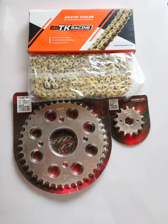 Gear Set Gir Set Ride It Model SSS Rantai TK Racing 428 CBR CB150R