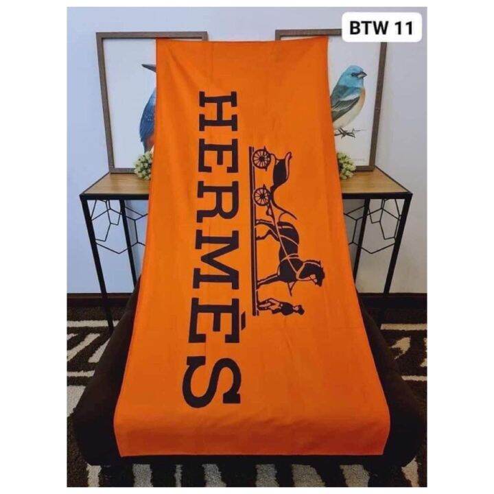 Hermes Inspired High Quality Bath/Beach Towel Lazada PH