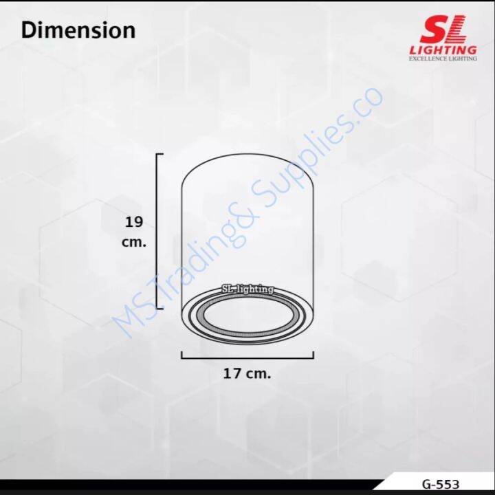 sl-3-ow-g-553โคมไฟ-downlight-ดาวน์ไลท์กลมติดลอย-e27-แบบมีกระจกปิด-สีดำ-sl-3-ob-g-553-sl-3-0b-552f-sl-3-0w-552f-sl-3-0b-553f-sl-3-0w-553f