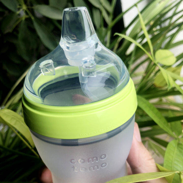 Comotomo ขวดสำหรับเด็กเปลี่ยนจุกนมปากเป็ดได้แค่ไหนแก้วน้ำสำหรับหัดดื่ม