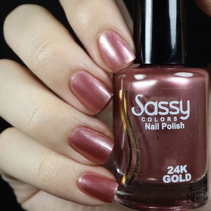 24k Gold Sassy Colors Nail Polish by Rosy Levres | Lazada PH