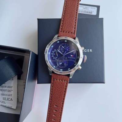 ✨ของแท้100%✨ นาฬิกาข้อมือ Tommy Hilfiger Watch For Men Trent 1791807 With Blue Dial