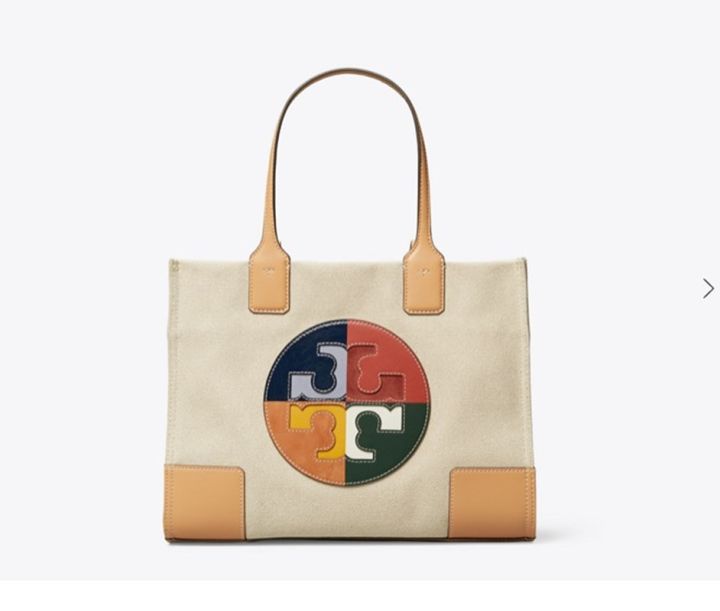 Tory Burch ELLA tote Bag Small Canvas Shoulder Bags Women's Bag branded bag  for women Túi