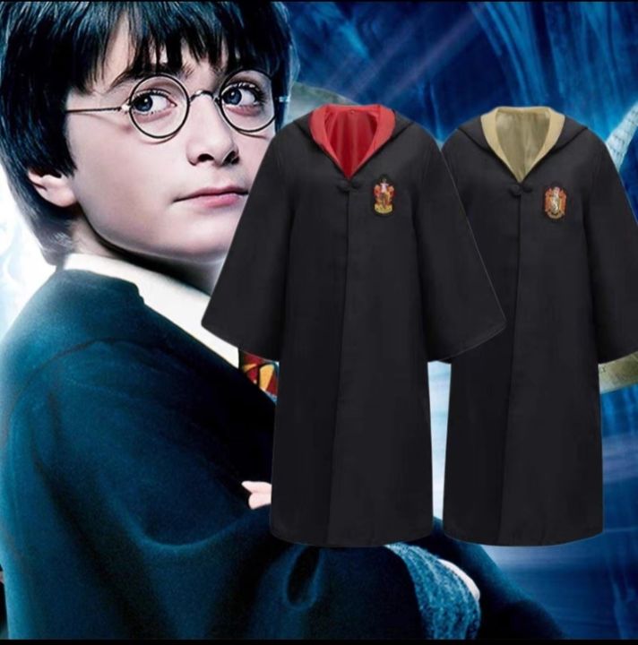 Harry Potter Costume Magic Robe Gryffindor Slytherin Hufflepuff Raverclaw Lazada Ph 