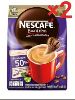 NESCAFE Blend&amp;Brew Instant Coffee 3in 1 เนสกาแฟเบลนด์ แอนด์ บรู กาแฟสำเร็จรูป 3อิน 1 แบบถุง 27 ซอง