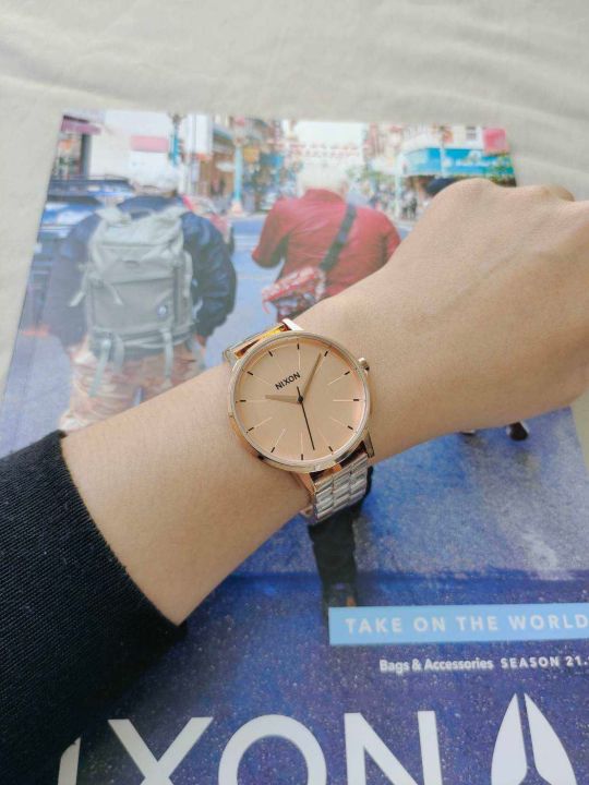 ส่งฟรี-นาฬิกาข้อมือ-nixon-kensington-watch-all-rose-gold-nxa099897-00-รับประกันของแท้-100-ไม่แท้ยินดีคืนเงินเต็มจำนวน