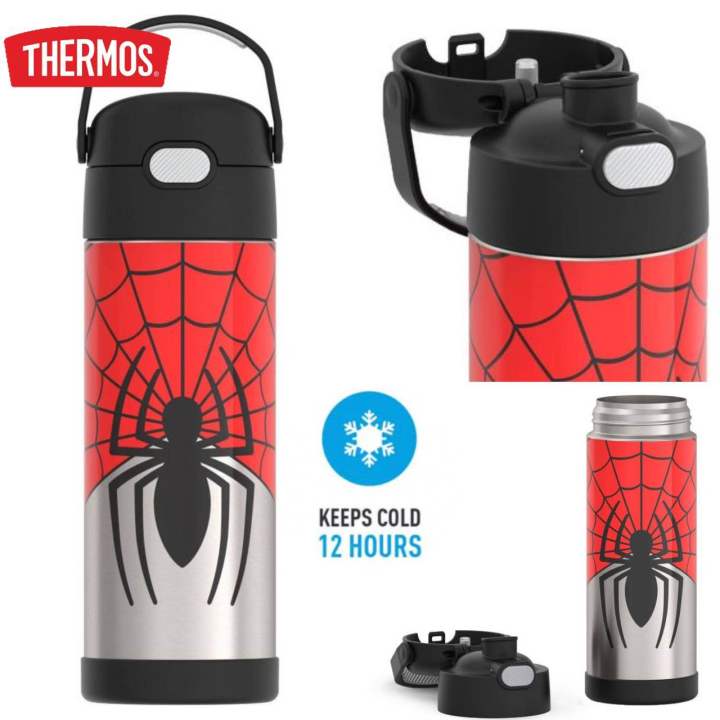 กระติกน้ำ-thermos-funtainer-16oz-ยกดื่ม-กระติกน้ำสูญญากาศ-เก็บร้อน-เย็น-ได้-12-ชั่วโมง