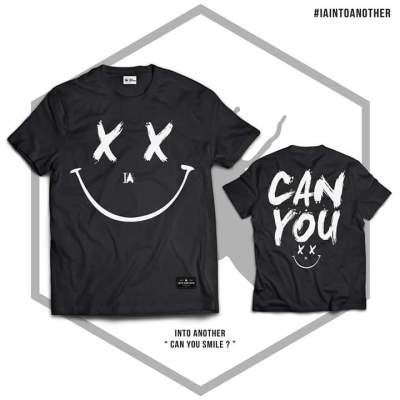 เสื้อยืด ลาย Can You Smile แบรนด์​ INTO ANOTHER