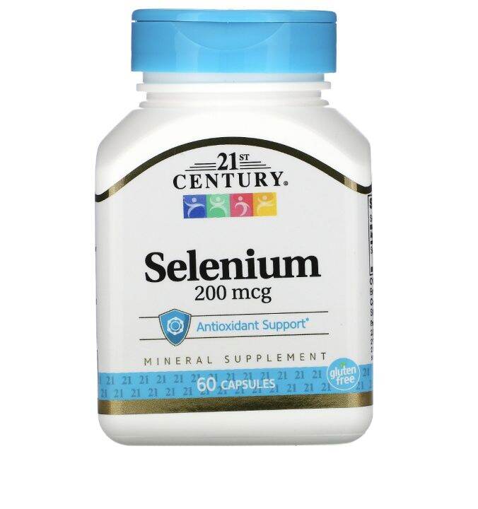 21st Century Selenium 200mcg 60 Capsules (Expiration:Jan 2026) | Lazada PH