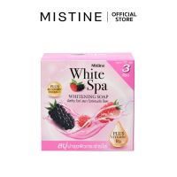 สบู่มิสทิน ไวท์ สปา ไวท์เทนนิ่ง โซพ  70 กรัม  X 3 ก้อน MISTINE WHITE SPA WHITENING SOAP  70 G  X 3 PCS