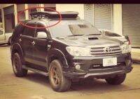 ชุดติดตั้งเหล็กหลังคา fortuner โฉมเก่า แบบไม่มีราวมากับรถ งานยี่ห้อ scr made in thailand เกรด ส่งออก