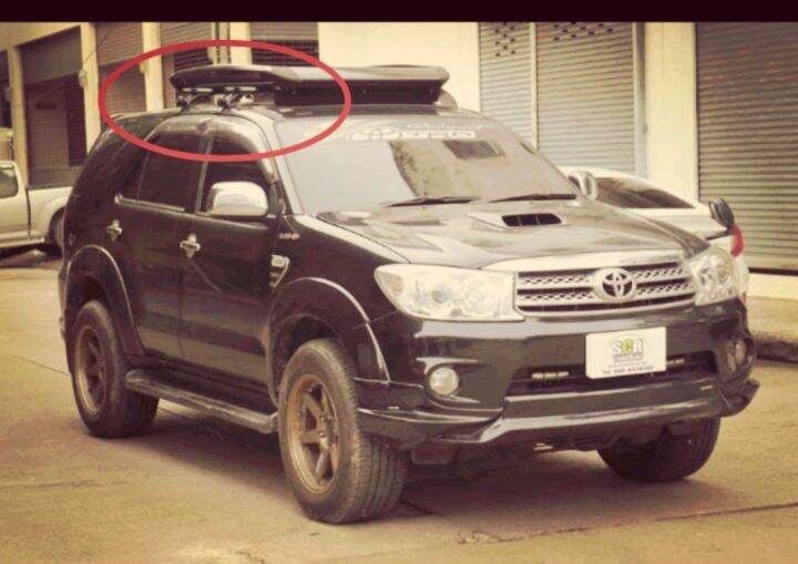 ชุดติดตั้งเหล็กหลังคา-fortuner-โฉมเก่า-แบบไม่มีราวมากับรถ-งานยี่ห้อ-scr-made-in-thailand-เกรด-ส่งออก