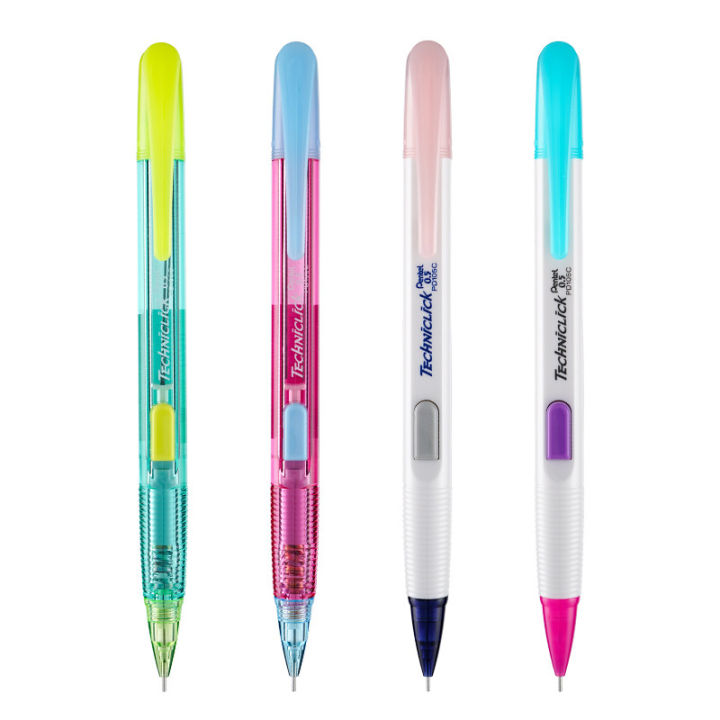 pentel-pentel-ของญี่ปุ่นสีคอนทราสต์รุ่นจำกัดรุ่น-pd105c-ดินสออัตโนมัติแบบด้านข้าง0-5ดินสอเขียนสำหรับนักเรียน