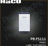 HACO PR-FS111/L Primo สวิตช์แบบเรียบทางเดียว รหัส PR-FS111/L