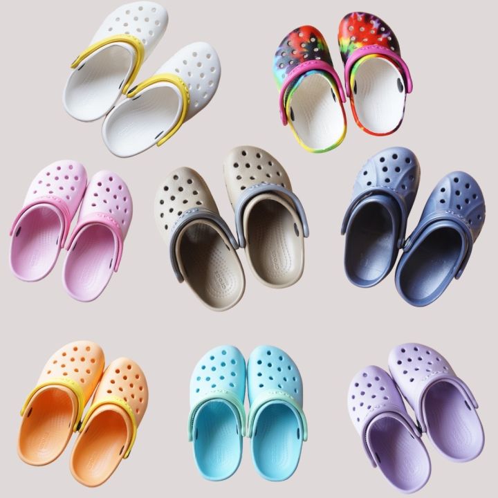 Dép sục  cho bé, nhựa eva mềm êm nhẹ không hôi nhựa (size C5-C13)  VNXK. Dép Crocs trẻ em 